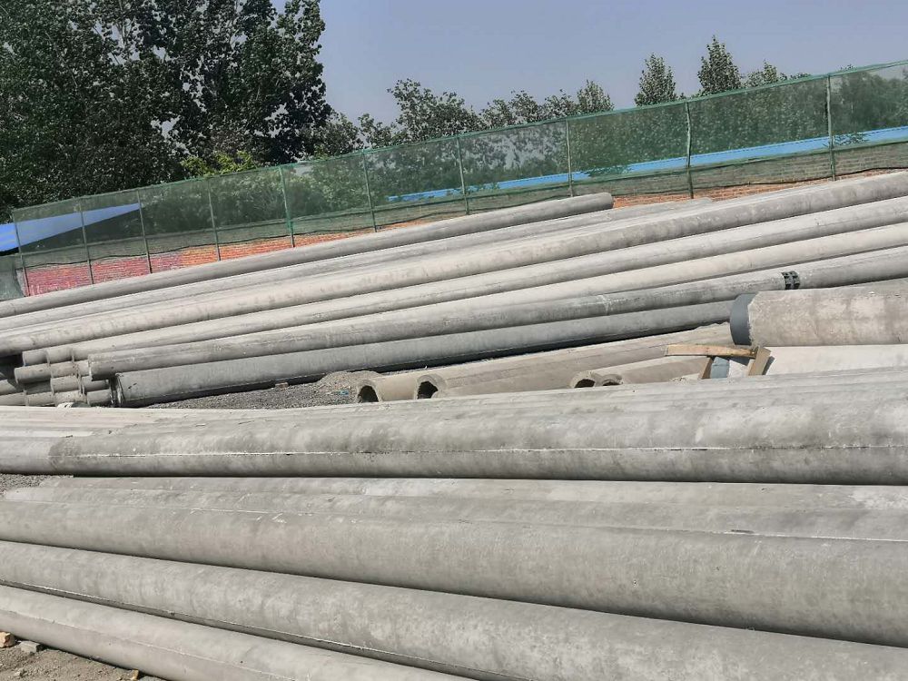 Specification parameters of 8 m cement pole